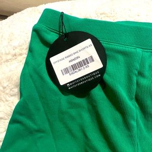 White Fox Biker Shorts